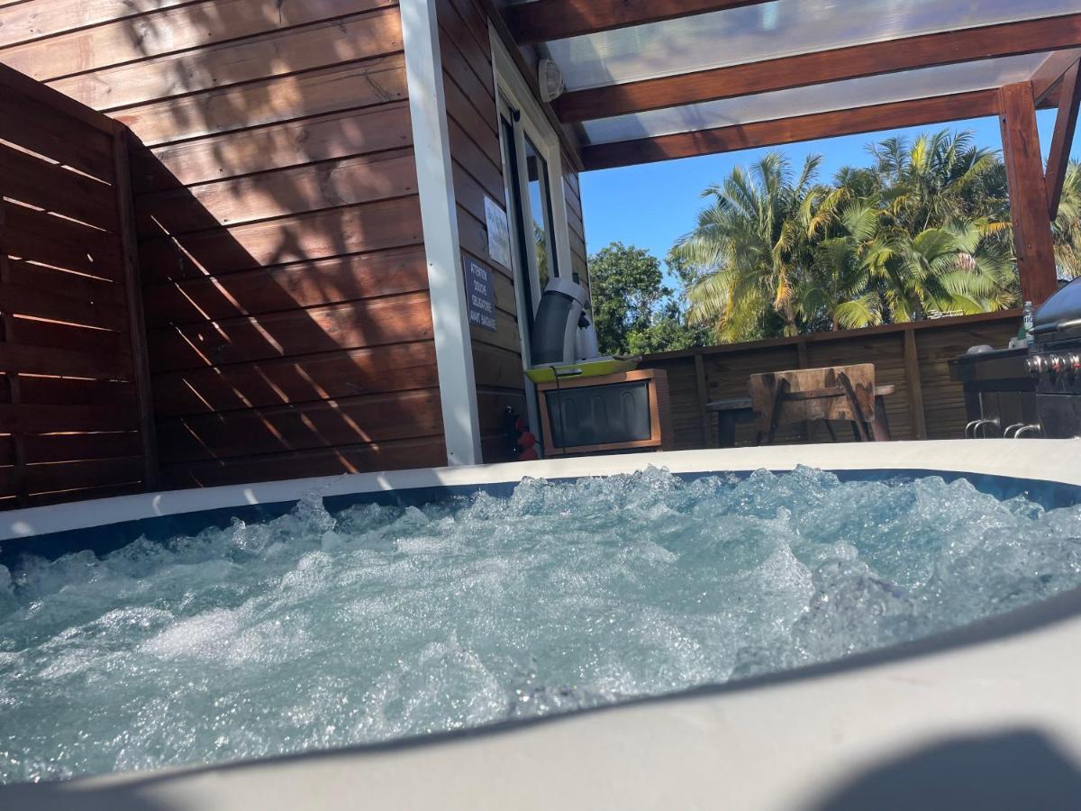 L'Escapade Creole Jacuzzi Privatif Bungalow Bananier Saint-Joseph Bagian luar foto