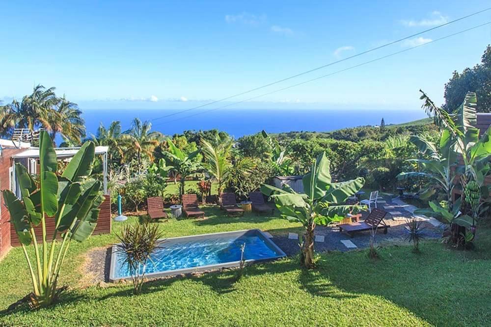 L'Escapade Creole Jacuzzi Privatif Bungalow Bananier Saint-Joseph Bagian luar foto