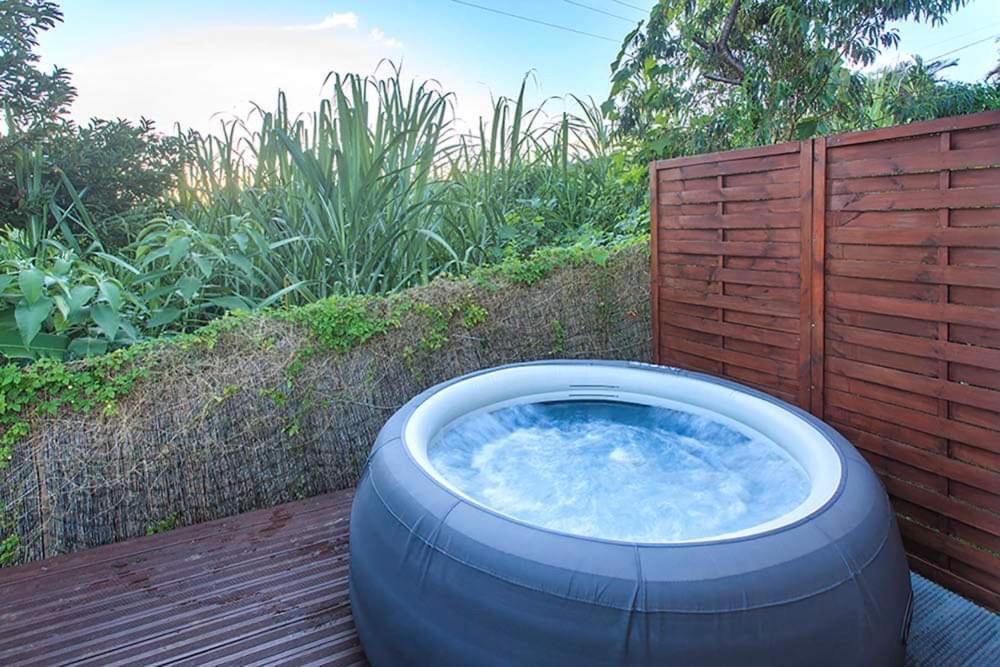 L'Escapade Creole Jacuzzi Privatif Bungalow Bananier Saint-Joseph Bagian luar foto